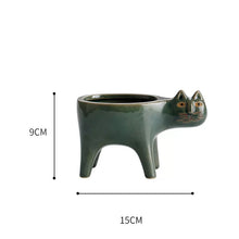Load image into Gallery viewer, Cute Cat Plant Pot, Cat Gift Idea, Cat Decor
