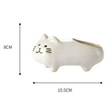 Load image into Gallery viewer, Cute Cat Plant Pot, Cat Gift Idea, Cat Decor