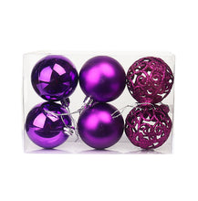 Load image into Gallery viewer, 6Pcs, 6-8cm Shatterproof Christmas Ball Ornaments, Christmas Tree Decoration
