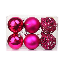 Load image into Gallery viewer, 6Pcs, 6-8cm Shatterproof Christmas Ball Ornaments, Christmas Tree Decoration