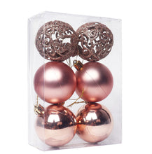 Load image into Gallery viewer, 6Pcs, 6-8cm Shatterproof Christmas Ball Ornaments, Christmas Tree Decoration