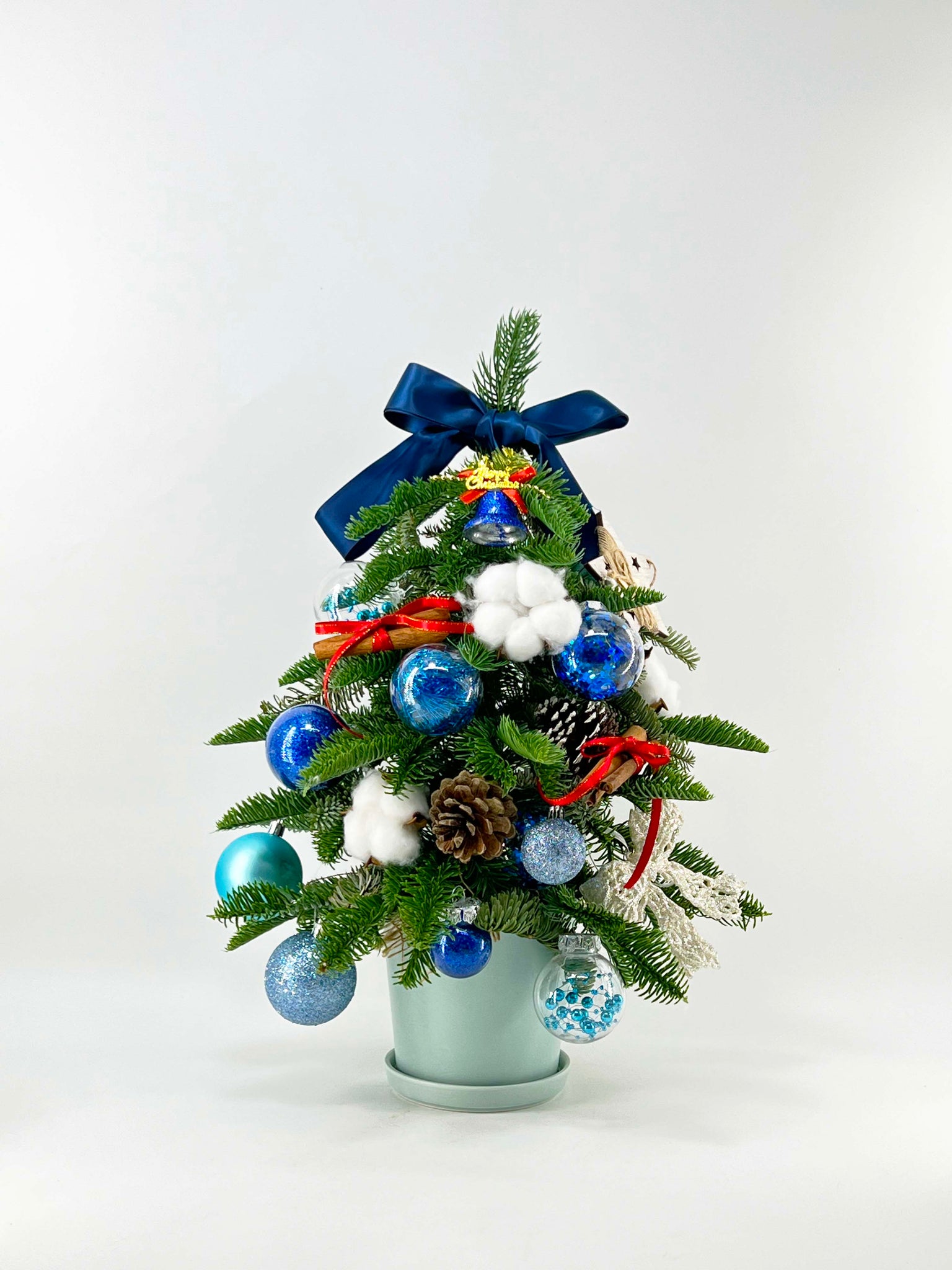Blue Tree Mini π Mini Blue Christmas Tree β Woodsy Garden ζΊζ
